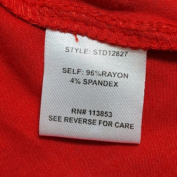 Sugarlips Mariana Jersey Knit Midi Dress Red Sleeveless Women's Medium NWT - Picture 8 of 12